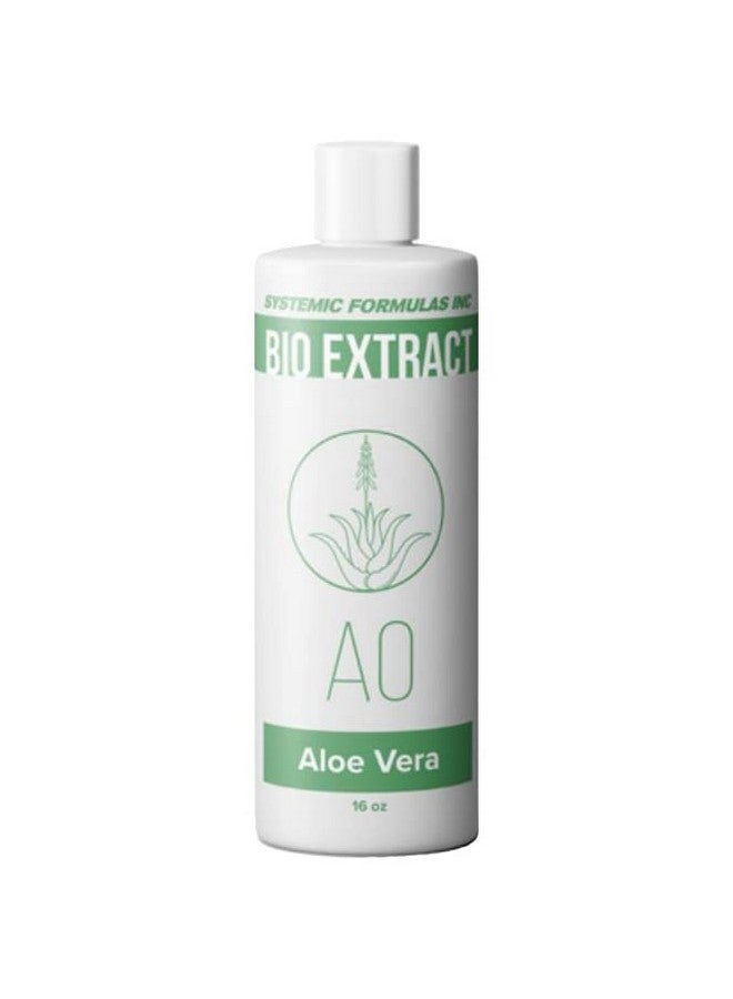 Systemic Formulas Systemic Formulas AO - Aloe Vera 16 Fl Oz BioExtract #200. 3-4x Concentration of Aloe Vera Extract from Inner Gel Rich. for Internal & External use.  - Image 1