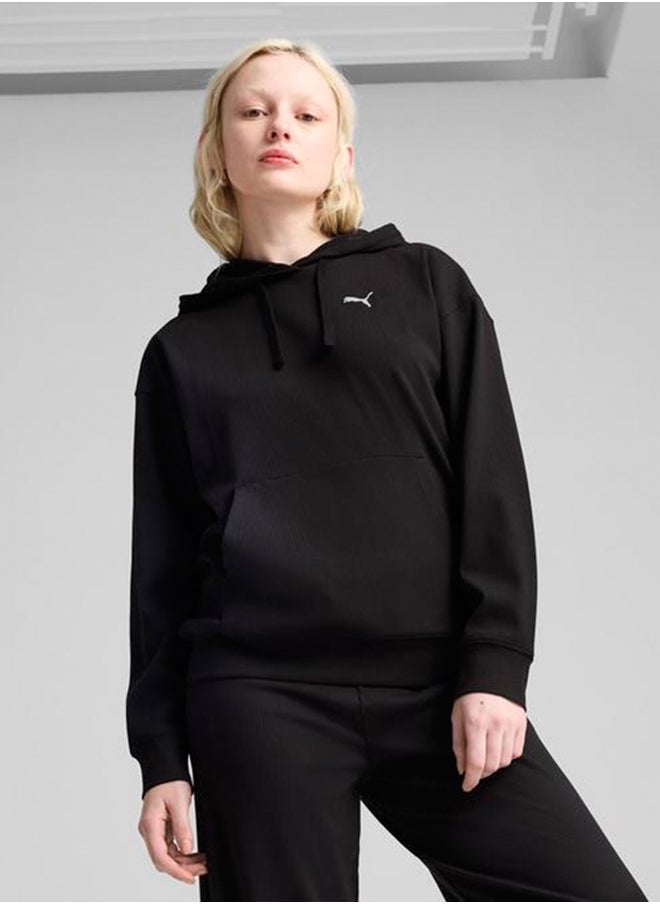 PUMA Essential Elevated Ribbed Hoodie  - Image 1