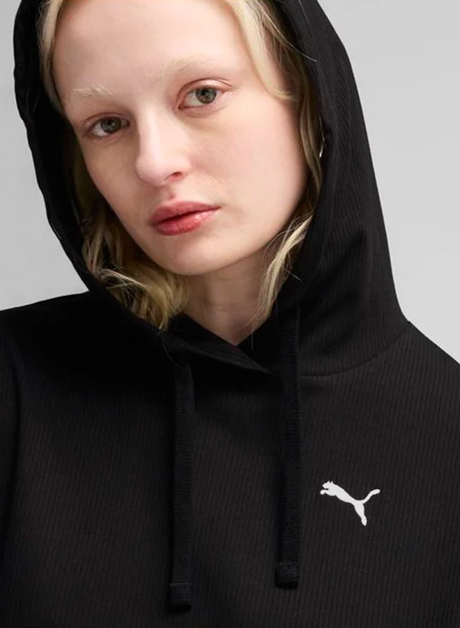 PUMA Essential Elevated Ribbed Hoodie