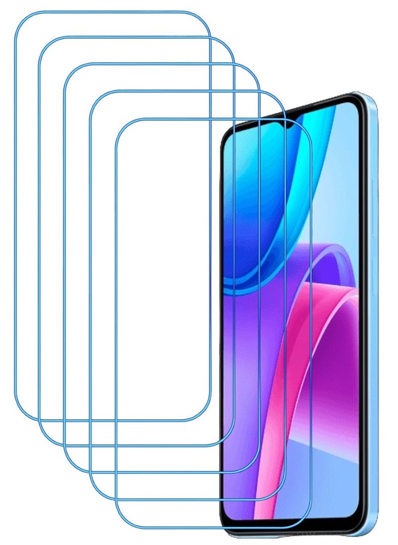 ACLIX 5 Pieces Antistatic ESD Dustproof Premium Quality High Definition Clear Tempered Glass Screen Protector Designed For Xiaomi Redmi Note 11R - Image 1