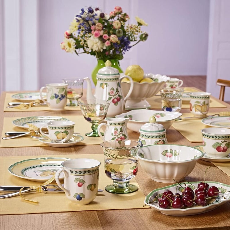 Villeroy & Boch Villeroy  Boch French Garden Fleurence Coffeepot 4225 oz Premium Porcelain WhiteMulticolored  - Image 3
