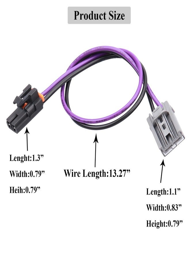 HOPUT 15-75221 1575221 22957044 GM Equipment Blower Motor Wiring Harness, 15887352 Silverado Fan GM AC Harness Blower Motor Connector Compatible with GMC Sierra Yukon Xl Chevy Tahoe Suburban Hummer H2 - Image 3