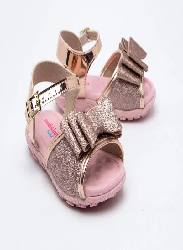 موليكينها MOLEKINHA Sandals with Back strap For Infant Girls, Rose Gold