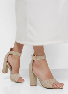 Truffle High Block Heel Sandal  - Image 5