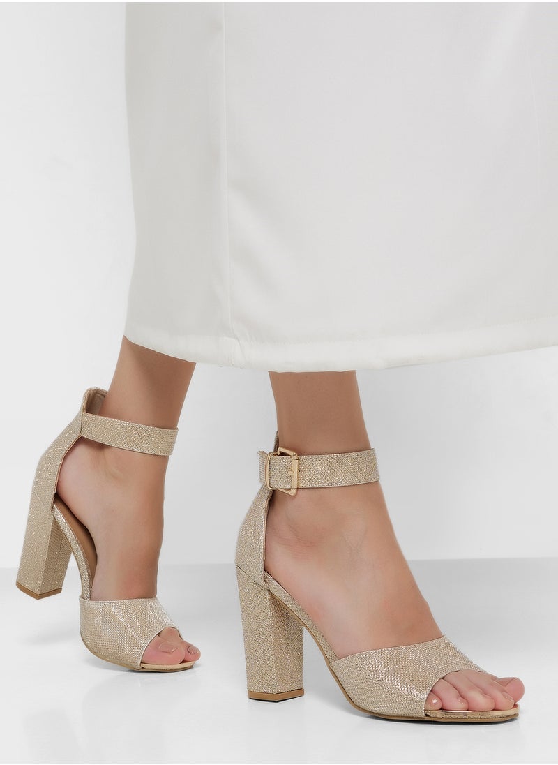 Truffle High Block Heel Sandal  - Image 5
