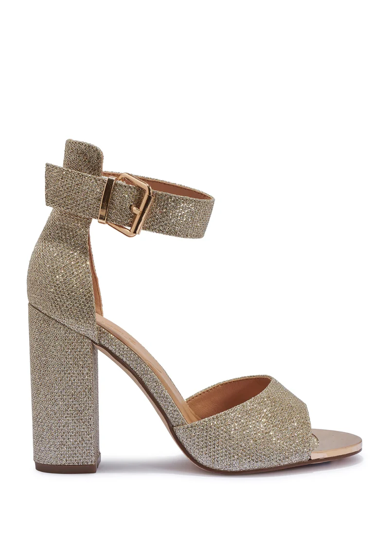 Truffle High Block Heel Sandal