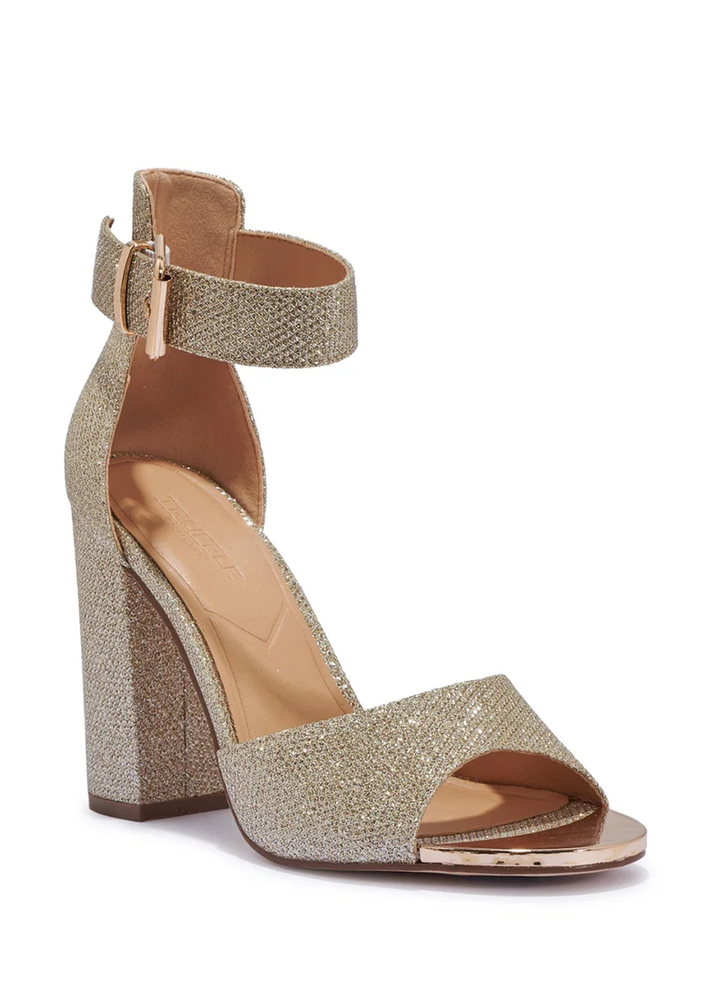 Truffle High Block Heel Sandal