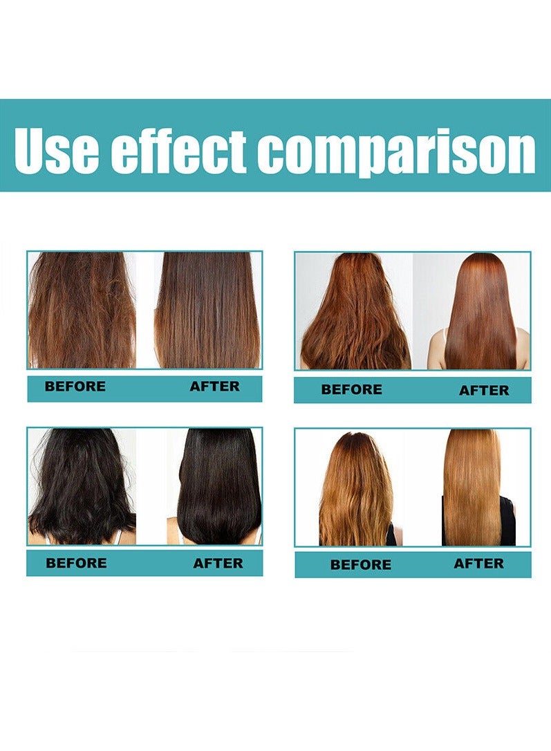 EELHOE Protein Hair Smoothing Cream, Silky and Shiny Hair Smoothing Cream, Protein Repair Hair Smoothing Cream, Hair Smoothing Cream for Curly Hair - Image 4