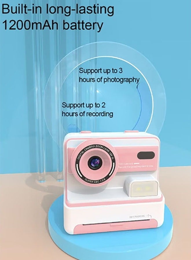 Bukela Children's Camera, Printable Photo Camera, Toddler Camera Toy for Children Aged 3-14, Digital Camera Birthday Gift for Girls Aged 4, 5, 6, 7, 8, 9, 10, 11, 12, 13 (pink), With 32 Tf Card Display and 2 Rolls Of Film - Image 3