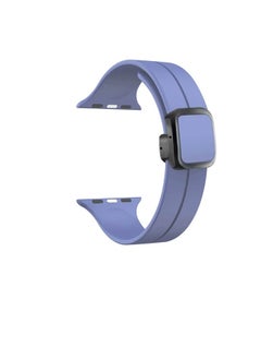 Silicone Magnetic Strap for Apple Watch Ultra Band 49mm 45mm 44mm 42mm 41mm 40mm 38mm Men/Women, Soft Sport Silicone Replacement Wristband Strap for iwatch Series 9/8/7/6/5/4/3/2/SE/Ultra2