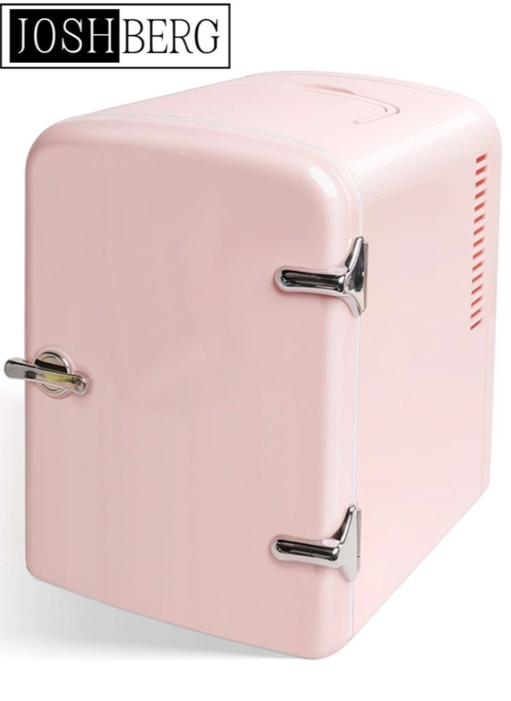 Joshberg Mini Fridge, 4 Liter /6 Cans Skincare Fridge for Bedroom, Dorm, Car, Office,  Small Compact Fridge, Thermoelectric Cooler and Warmer  - Image 1