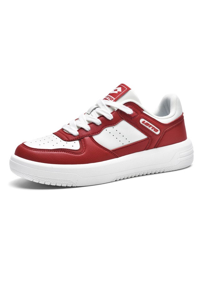 LOTTO Fashionable And Versatile Women's Board Shoes, New Autumn Style Student White Sneakers, Leather Upper, Lightweight, Soft Sole, Wear-resistant, Comfortable Casual Shoes For Women - Image 4