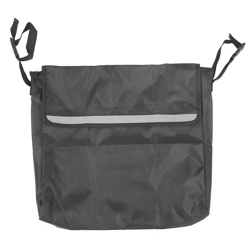 comfrt Wheelchair Storage Bag, Large Capacity Oxford Cloth Wheel chair Side Organizer Bags for Manual or Electric Wheelchairs (Black) - Image 4