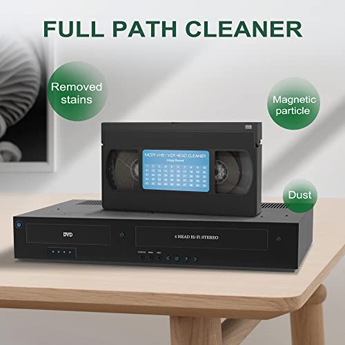 Nicer VCR Head Cleaner for VCR VHS Players, VHS Video Head Cleaner Tape, Dry Type - Image 5