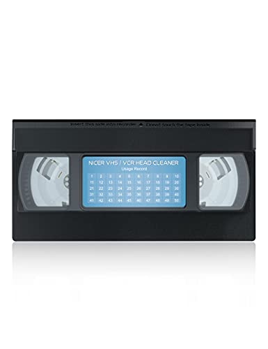 Nicer VCR Head Cleaner for VCR VHS Players, VHS Video Head Cleaner Tape, Dry Type - Image 1