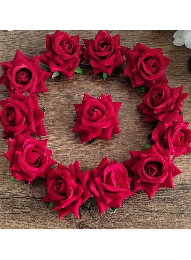 CHRONEX Pack of 6, Rose Flower Hair Clip For Hair Styling Hair Clips Pins Barrette Ties - Image 1