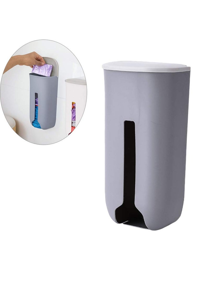 Generic Grocery Bag Storage Holder Wall Mounted Garbage Bags Trash Bags Dispenser For Kitchen Home  - Image 3