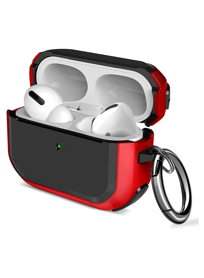 ELTRAZONE AirPods Pro Case Cover with Keychain Full Protective Shockproof Soft TPU Accessories Skin Compatible for Apple Airpods Pro Case for Women Men Girls Boys Front LED Visible - Image 1