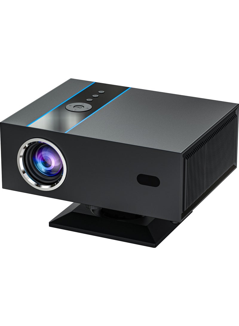Xnano Classic Projector X6 T950S Full HD 4K 1080P Multifunctional Auto Focus, Auto Keystone Correction / Intelligent Obstacle Avoidance / Screen Automatic Alignment / 360°Rotation / Screen Mirroring / Two-Way Bluetooth / Unique Speaker Cavities / Multiple Compatible Interfaces Headset, TV Box, PC, iPad / Phone, PS4 / PS5, USB - Image 1