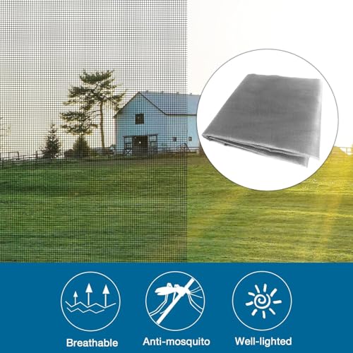 Artlicious 120 GSM Fiberglass Windows Mosquito Net Roll for Balcony Door etc. DIY Cut to Any Size, for Small & Big Windows. Highly Durable and Best in Class Size (Grey (4x10ft)) - Image 4