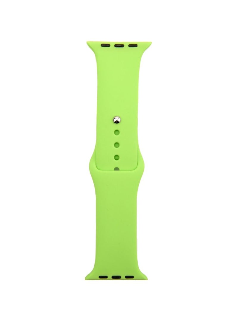 Apple Watch Band 45mm 44mm 42mm Soft Silicone Sport Band Replacement Wrist Strap Compatible for iWatch Apple Watch Series 7/SE/6/5/4/3/2/1 (45mm/44mm/42mm) - Image 2