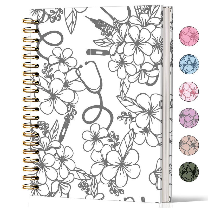 Lacama Nursing School Planner Nurse Notebook Journal, Nurse Gifts for Women,Nursing Essentials for Nurses, Nurses Week Gifts, Nurse Graduation Gift, A5 Spiral Notebook - Image 1