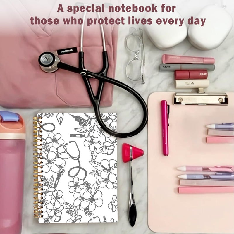 Lacama Nursing School Planner Nurse Notebook Journal, Nurse Gifts for Women,Nursing Essentials for Nurses, Nurses Week Gifts, Nurse Graduation Gift, A5 Spiral Notebook - Image 5