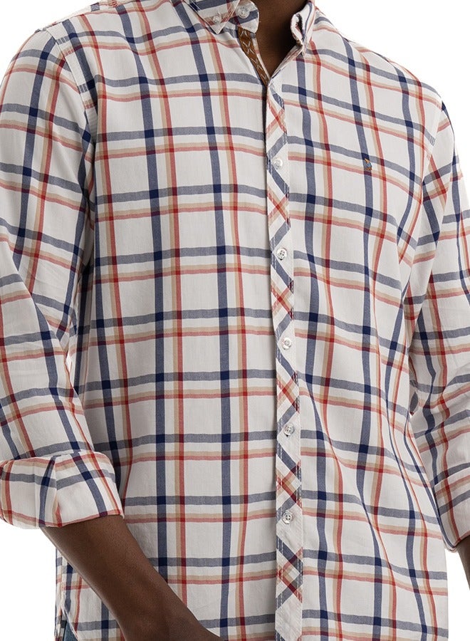 Shirt Men's, Stylish, Oxford Cotton ,blue, Multicolor