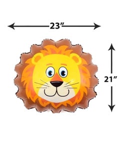 Brain Giggles BrainGiggles 6 Pcs Jungle Safari Animals Balloons Theme Birthday Party Decorations  - Image 4