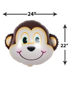 Brain Giggles BrainGiggles 6 Pcs Jungle Safari Animals Balloons Theme Birthday Party Decorations  - Image 5