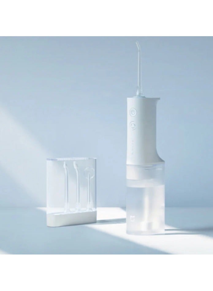 ميثيا منظف ​​الأسنان الأصلي Mijia Water Flosser IPX7 مقاوم للماء كهربائي عن طريق الفم (أبيض) - Image 3