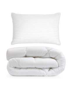 Blueberry Premium Down Alternative Duvet Insert Single Size 160X220Cm With 1 Piece Pillow  - Image 1
