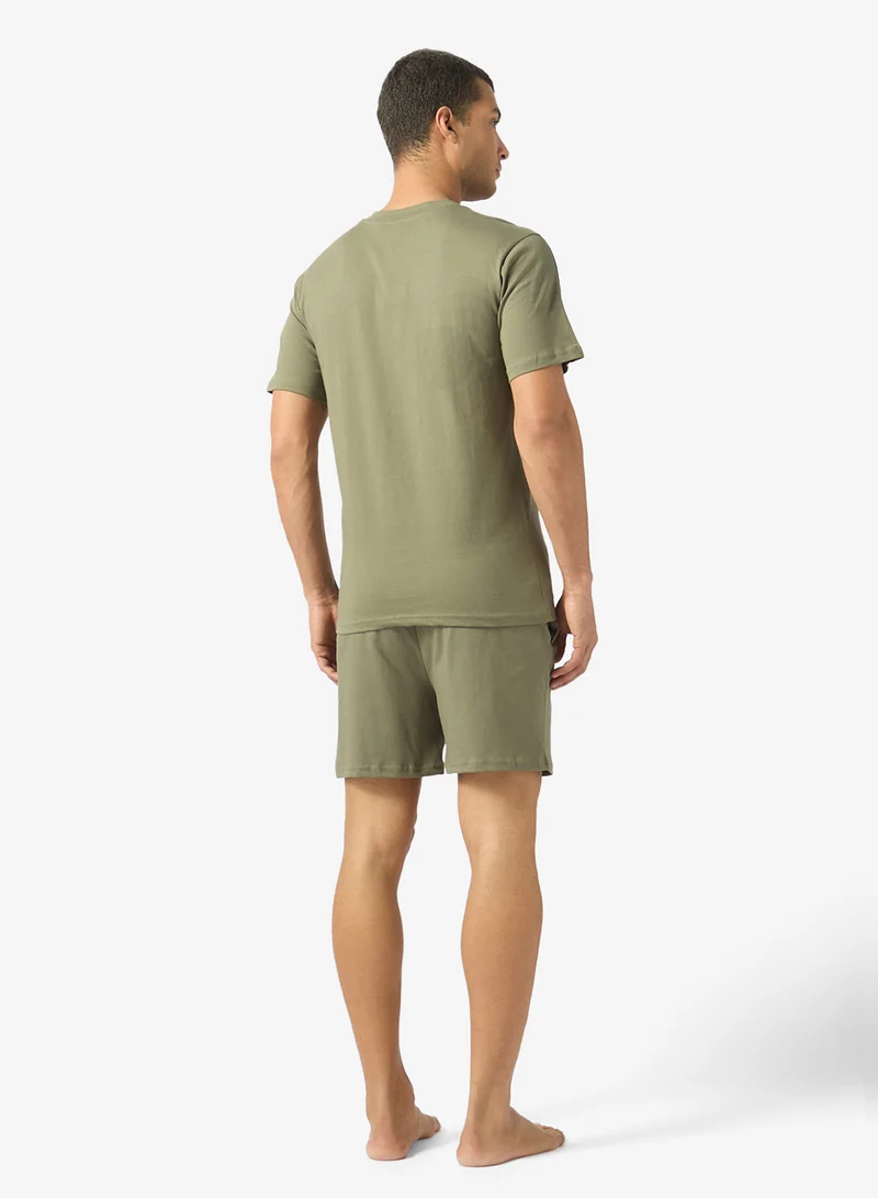 روبرت وود Short Sleeve T-Shirt With Shorts Pyjama Set