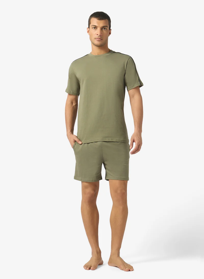 روبرت وود Short Sleeve T-Shirt With Shorts Pyjama Set