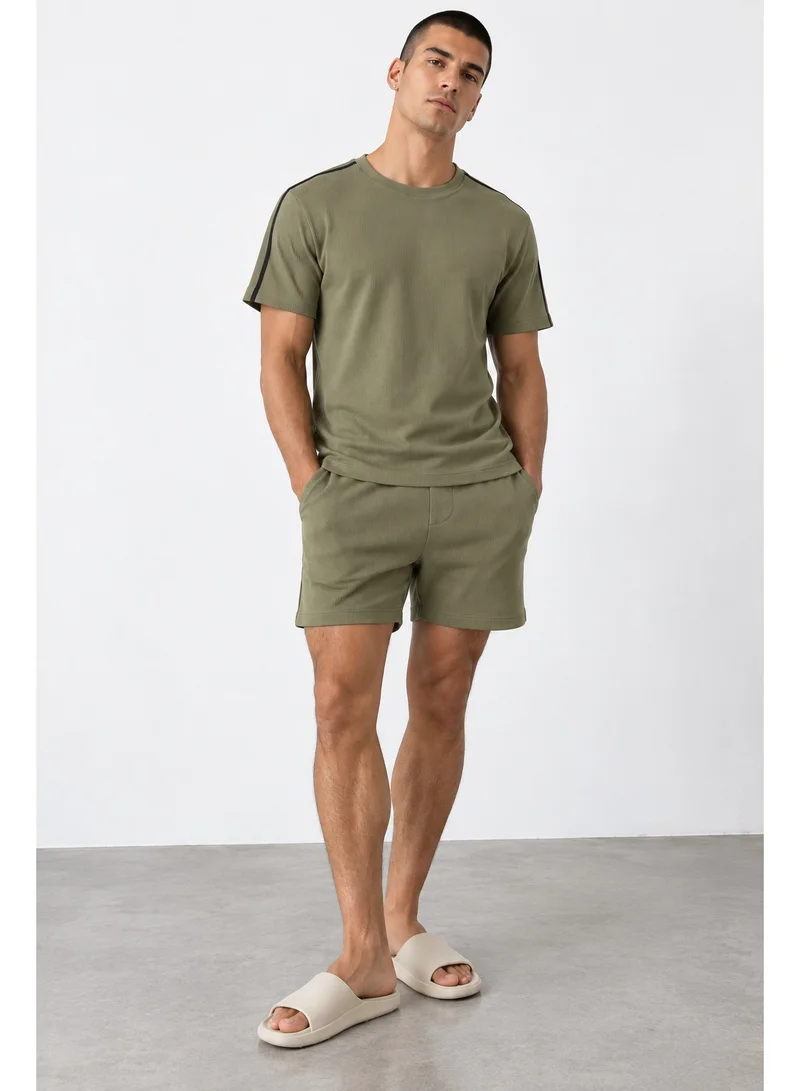Robert Wood Short Sleeve T-Shirt With Shorts Pyjama Set