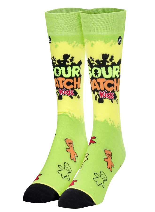 Odd Sox - Sour Patch Kids Crew Socks - Funny Candy Themed Novelty Socks - Size Large for Men & Women - Cool Snack Design Merch - Comfy Cotton Blend - Cozy Gift for Sweet Lovers, Birthdays, Holidays - Image 2