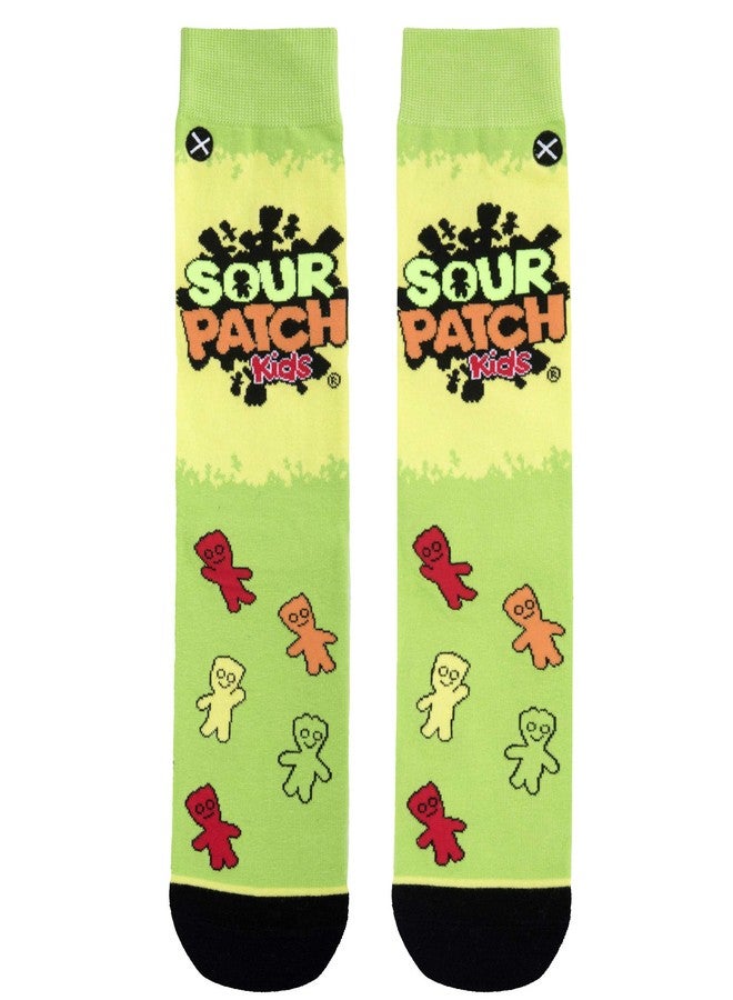 Odd Sox - Sour Patch Kids Crew Socks - Funny Candy Themed Novelty Socks - Size Large for Men & Women - Cool Snack Design Merch - Comfy Cotton Blend - Cozy Gift for Sweet Lovers, Birthdays, Holidays - Image 4