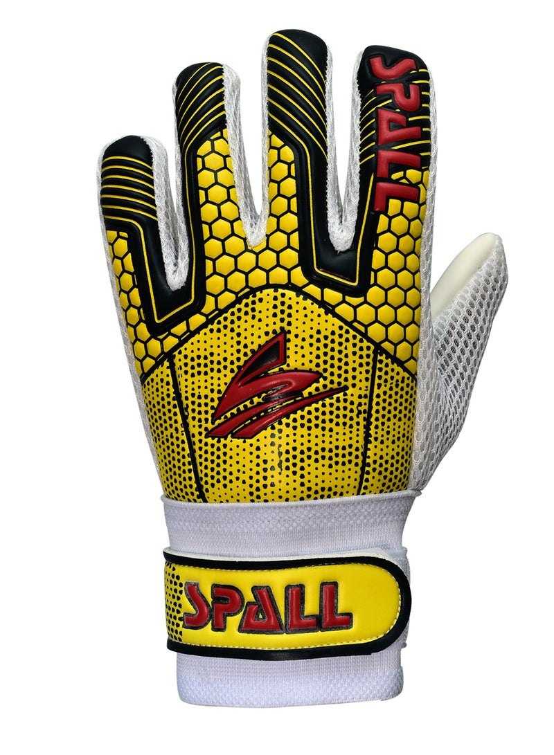 Spall Goal Keeper Gloves Strong Grip With Finger Spine Double Wrist Protection Prevent Injuries For The Toughest Saves Goalie Training Gloves For men And Women - Image 2