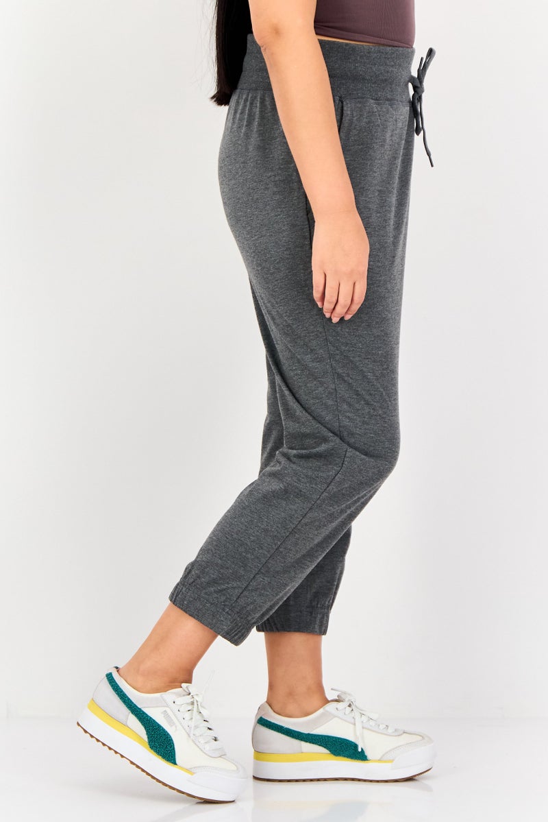 Aeropostale Women Sportswear Fit Outdoor Sweatpants, Dark Grey - Image 2