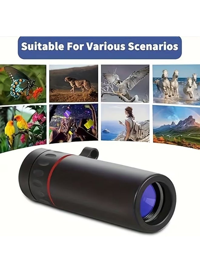 Goolsky 1 high-definition telescope, portable handheld monocular telescope pocket style, compact design, fixed focal length - suitable for outdoor adventures, hunting, travel, concerts, and fishing - Image 5