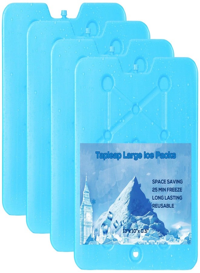 Tapleap عبوات ثلج كبيرة من تابلياب للمبردات (4 قطع) - 13 × 10 بوصة، 6 أرطال - Image 1