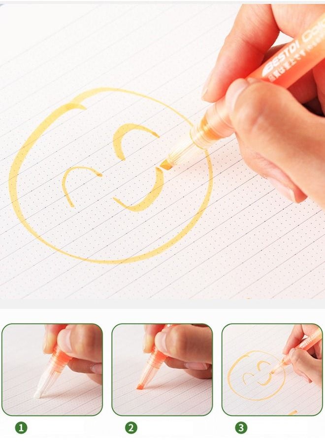 BESTDI - 4-Piece Pressed Colour Marker Highlighters - Image 1