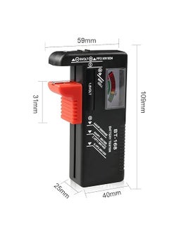 Bitrexup Bitrexup Digital Battery Tester for AAA AA C D 9V 15V Household Battery Checker Tester for Small Batteries Button Cell Model BT168D  - Image 2