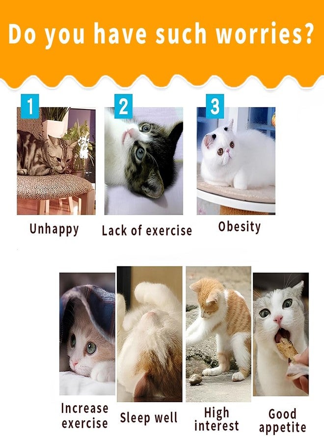 SUSWIM Cat Tunnel,Pet Cat Tunnels for Indoor Cats Large,Collapsible Cat Tunnel Maze Toy Shape S,Rainbow Colors. - Image 4