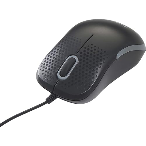 Verbatim USB Silent Corded Optical Mouse - Computer Wired Noiseless and Silent Click Mouse for Mac and PC - Black - Image 5