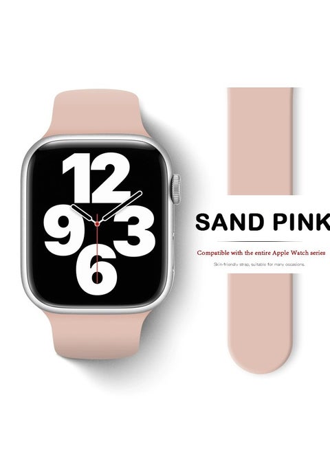 Apple Watchband 38MM/40MM/41MM/ Silicone Strap for Apple Watch All Series Pink