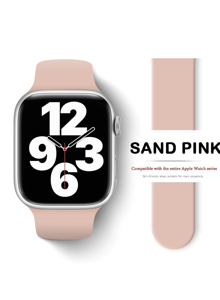 Samu Apple Watchband 38MM/40MM/41MM/ Silicone Strap for Apple Watch All Series Pink - Image 1