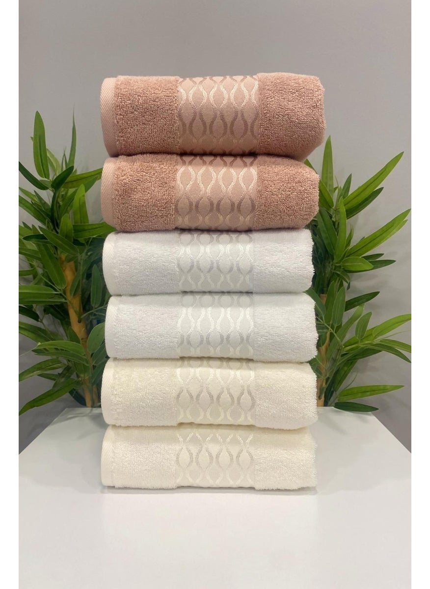 Elissa 6 Piece Towel Set Cream, Stone, White - pzsku/Z99881478F45F23EC8F75Z/45/_/1739953485/43f8af12-405e-4b42-a0f9-e3f2c30809de