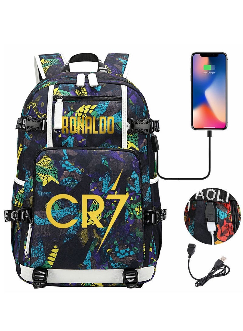 CR7 New Printed Backpack