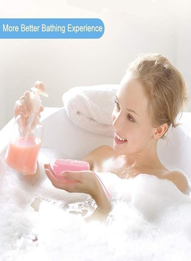 GNOLY Portable Silicone Soap Cover Bath Brush/Ultra-Soft Scrubber for Shower Exfoliating/Bubble Bath Quick Foaming Scrubbing Soap Cover - Image 4